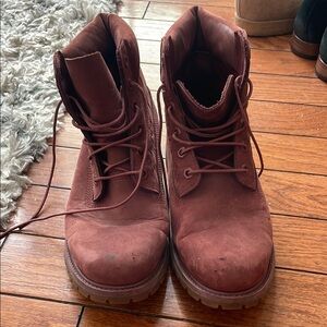 Women's Maroon Boots
